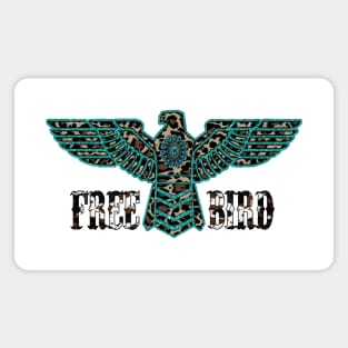 Leopard Free Bird Magnet